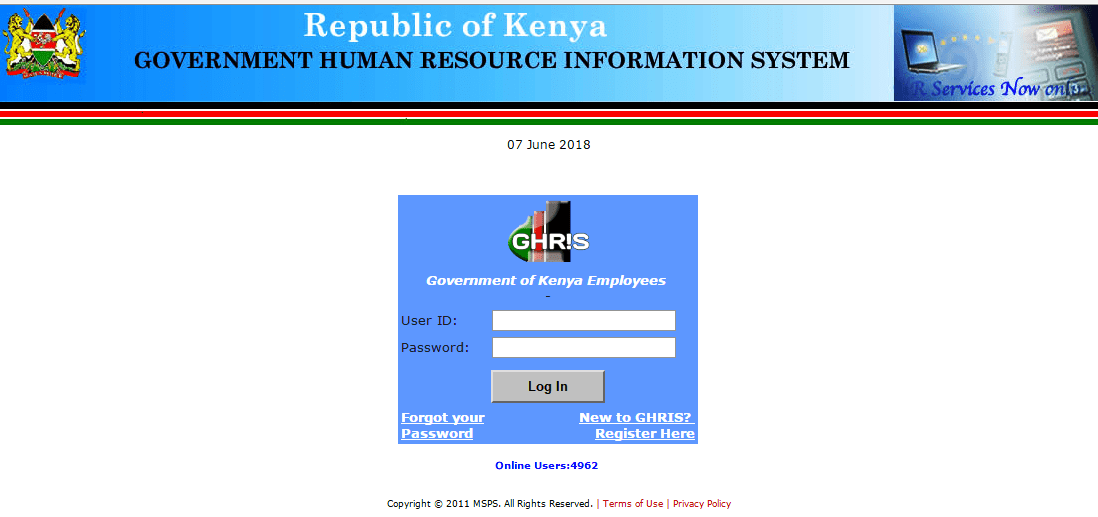 Ghris login portal