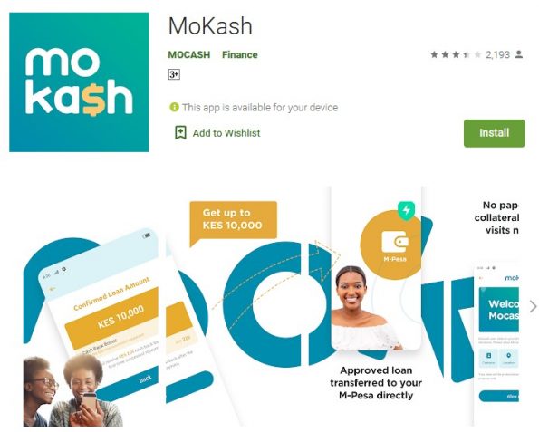 Mokash Loan App Download