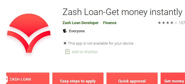 Zash Loan Interest Rate