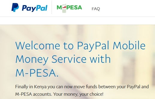 PayPal MPESA