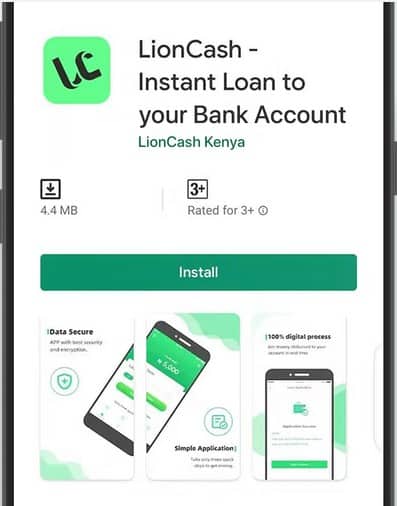 install lion cash app